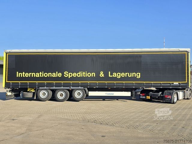 Brandalı açık yarı römork KRONE SD Standard *2x Liftachse *103.000 km *2,70m*TOP