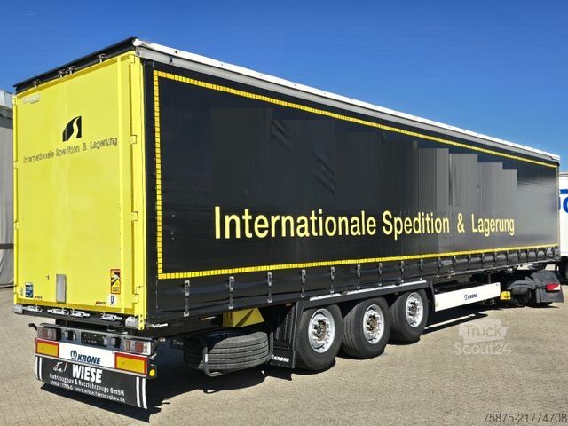 Brandalı açık yarı römork KRONE SD Standard *2x Liftachse *103.000 km *2,70m*TOP