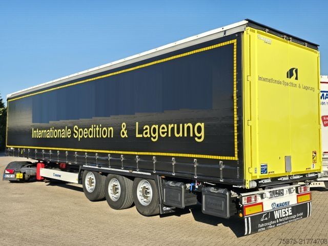 Brandalı açık yarı römork KRONE SD Standard *2x Liftachse *103.000 km *2,70m*TOP