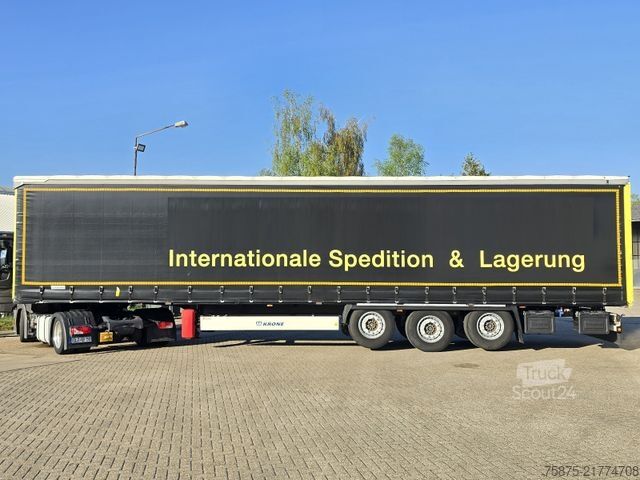 Brandalı açık yarı römork KRONE SD Standard *2x Liftachse *103.000 km *2,70m*TOP
