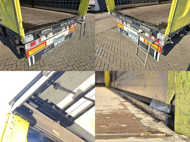 Brandalı açık yarı römork KRONE SD Standard *2x Liftachse *103.000 km *2,70m*TOP