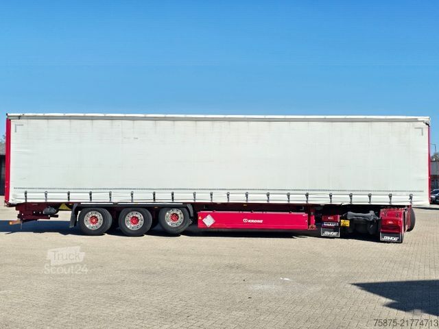 Brandalı açık yarı römork KRONE *Plane Neutral *Palettenkasten *Staplerhalterung