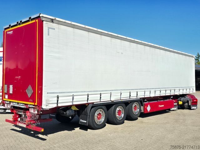 Brandalı açık yarı römork KRONE *Plane Neutral *Palettenkasten *Staplerhalterung