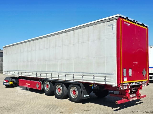 Brandalı açık yarı römork KRONE *Plane Neutral *Palettenkasten *Staplerhalterung