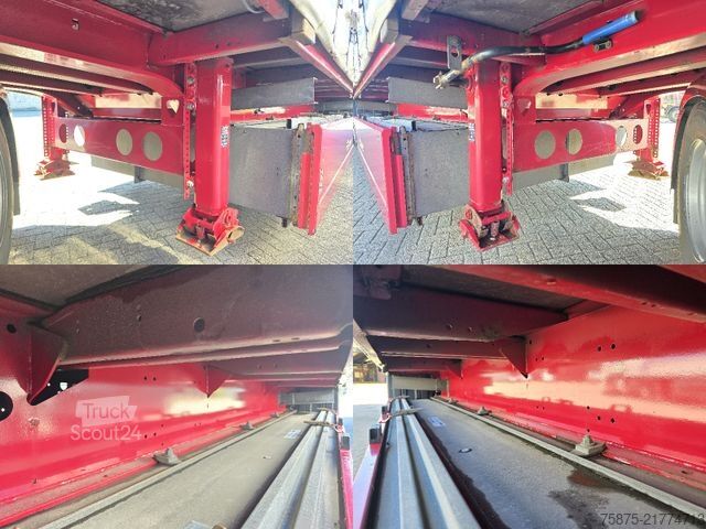 Brandalı açık yarı römork KRONE *Plane Neutral *Palettenkasten *Staplerhalterung