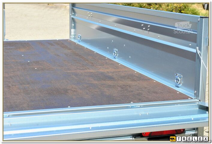 Przyczepa samochodowa BRENDERUP 2260SB1300 Stahl Aufsatzwände Flachplane