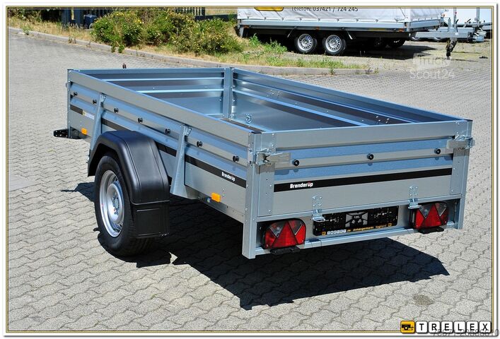 Remolque de automóvil BRENDERUP 2260SB1300 Stahl Aufsatzwände Flachplane