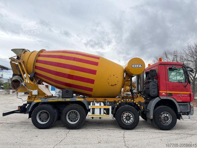 Otomatik beton mikser kamyonu Mercedes-Benz Actros 4141