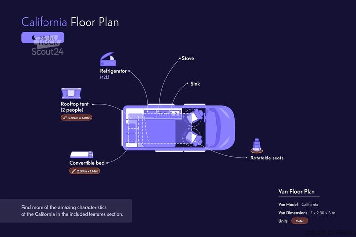 τροχόσπιτο/αυτοκινούμενο τροχόσπιτο Volkswagen California Coast 2.0 TDI|2022 EURO 6 | Venditore professionale
