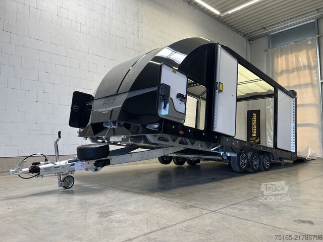 Furgão transportador de automóveis Brian James Race Transporter7-5523-35-3-10 Autotransporter g