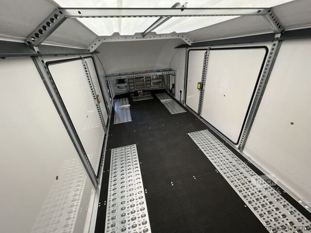 Furgão transportador de automóveis Brian James Race Transporter7-5523-35-3-10 Autotransporter g