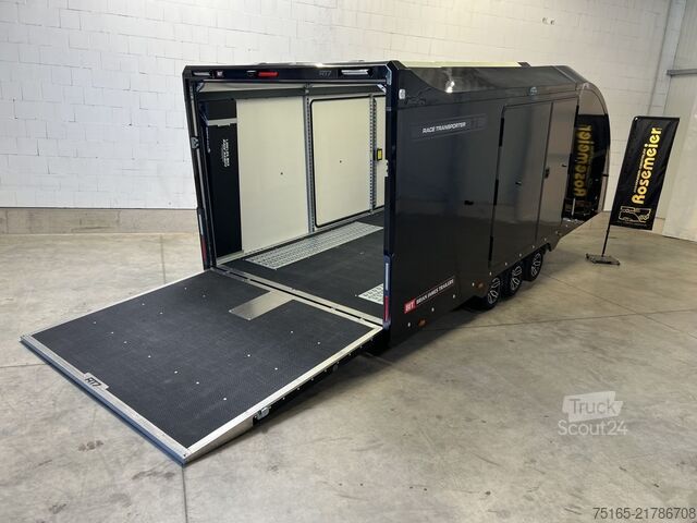 Furgão transportador de automóveis Brian James Race Transporter7-5523-35-3-10 Autotransporter g