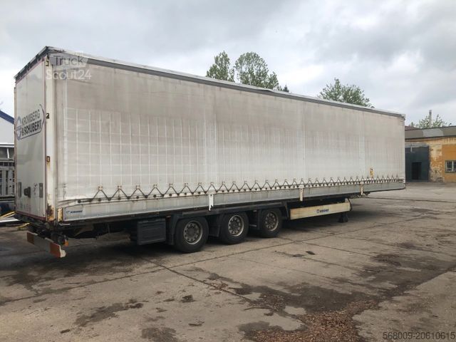 Semiremorcă deschisă cu prelată KRONE SD 2014 Mega,gute,Reifen