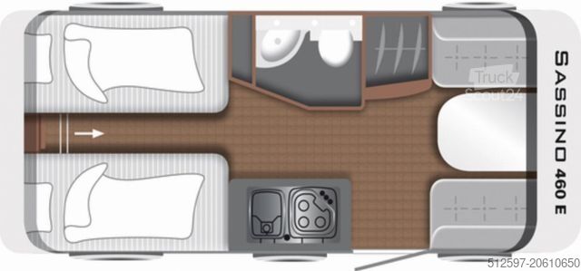 Каравана LMC Sassino 460 E ATC, Vorzelt