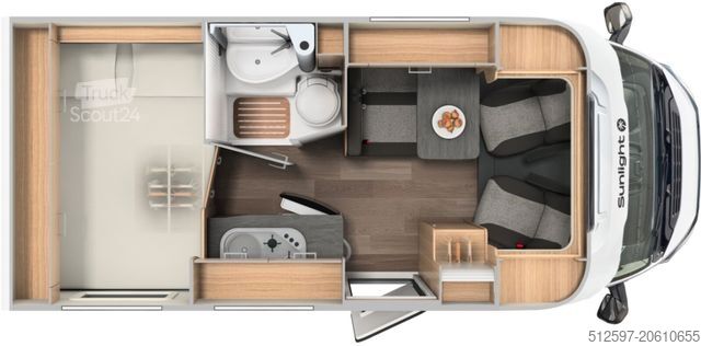 Autorulotă semi-integrată SUNLIGHT Adventure V 60