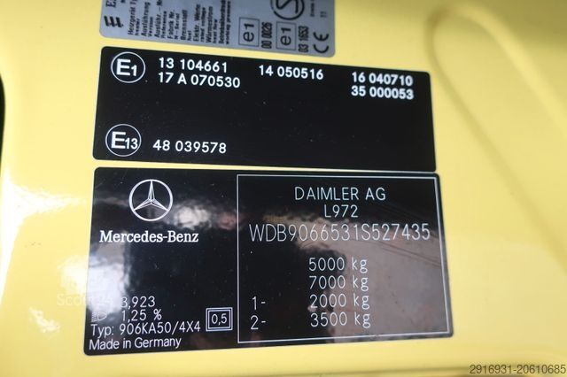 Hasičské auto MERCEDES-BENZ Sprinter II 519 CDI 4X4/RTW/Klima/Kamera/FN: A61