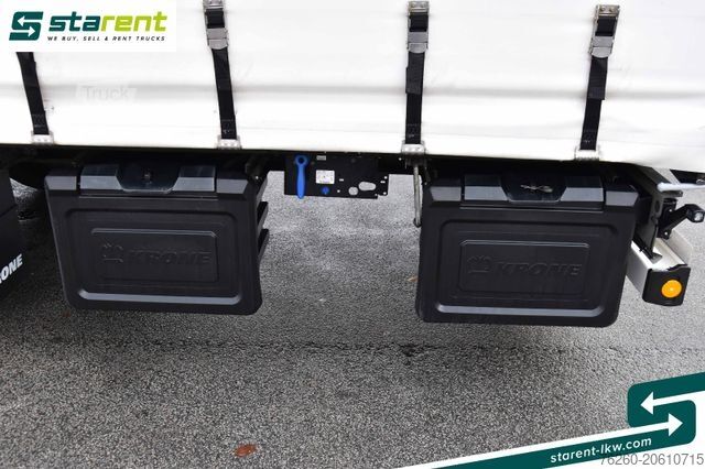 Auflieger mit Pritsche & Plane KRONE Megatrailer Hubdach Liftachse Safe Curtain