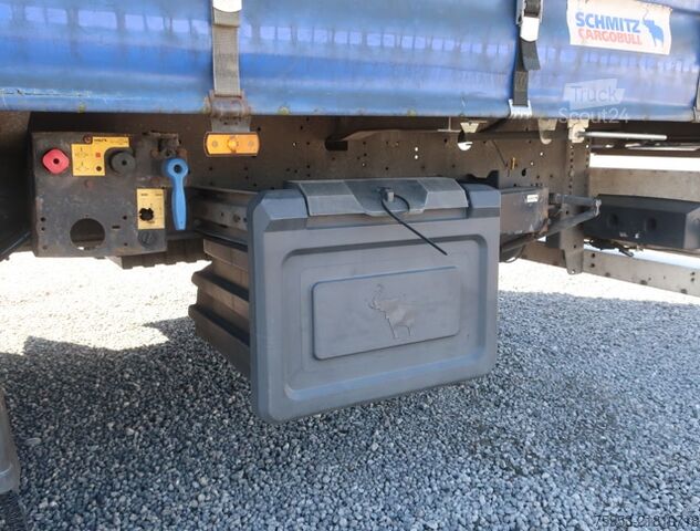 Відкритий напівпричіп з тентом Schmitz Cargobull SCS 24 Coilmulde Hubdach Liftachse