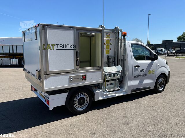 Veículo de recolha de resíduos Peugeot E-Expert 100% elektrisch kippende zijlader