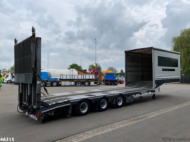 Низький навантажувач Muller Mitteltal 3-assige dieplader met oprijrampen Machine / He...
