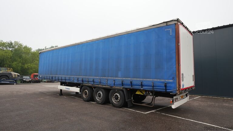 Presenninger, der kan skubbes Krone 3 axle curtainside trailer