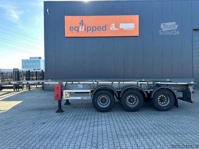Transport af containere Van Hool 20FT/30FT ADR CHASSIS / galvanized / BPW DRUM /...
