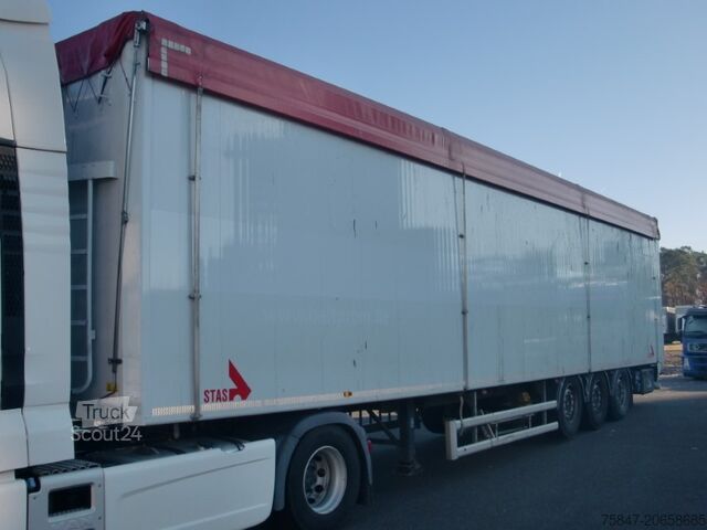 Auflieger mit Walkingfloor Stas S 300 ZX Cargofloor 10 mm 2x Liftachse