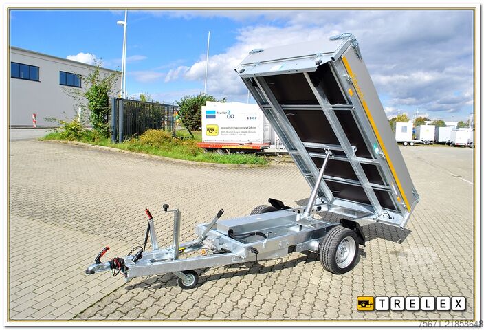Remolque volquete trilateral Eduard KH 2615 1500 kg 1achs Elektrohydraulik