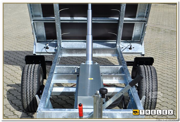 Remolque volquete trilateral Eduard KH 2615 1500 kg 1achs Elektrohydraulik