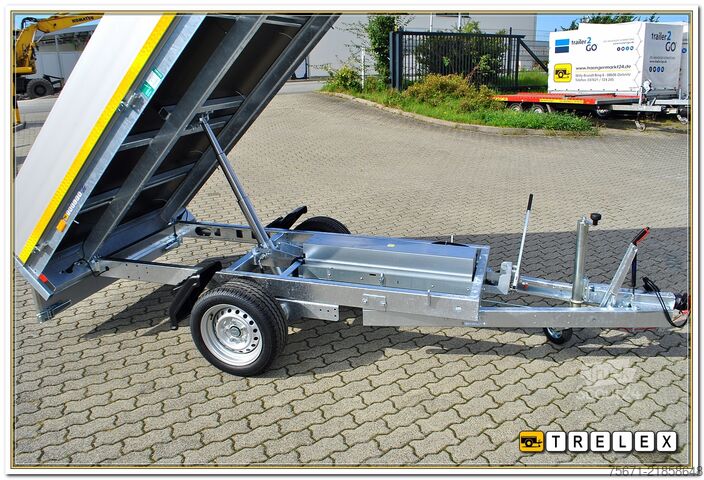 Remolque volquete trilateral Eduard KH 2615 1500 kg 1achs Elektrohydraulik