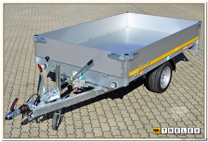 Remolque volquete trilateral Eduard KH 2615 1500 kg 1achs Elektrohydraulik