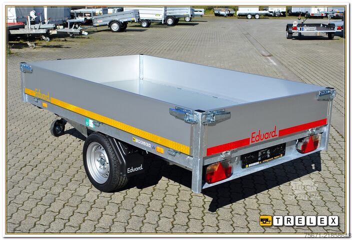 Remolque volquete trilateral Eduard KH 2615 1500 kg 1achs Elektrohydraulik