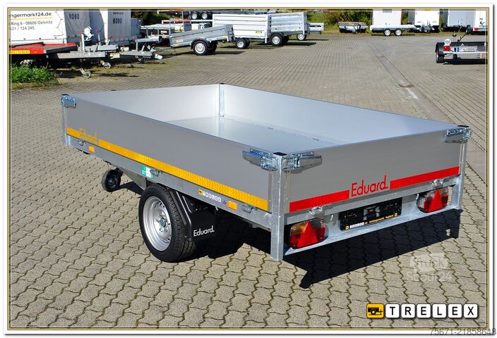 Remolque volquete trilateral Eduard KH 2615 1500 kg 1achs Elektrohydraulik