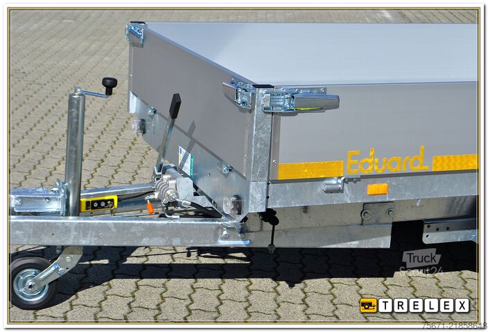 Remolque volquete trilateral Eduard KH 2615 1500 kg 1achs Elektrohydraulik