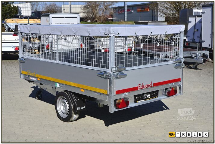 Remolque volquete trilateral Eduard KH 2615 1500 kg 1achs Elektrohydraulik