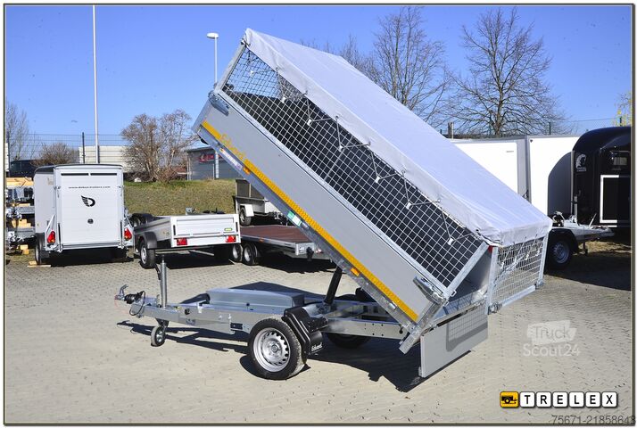 Remolque volquete trilateral Eduard KH 2615 1500 kg 1achs Elektrohydraulik