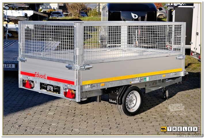 Remolque volquete trilateral Eduard KH 2615 1500 kg 1achs Elektrohydraulik