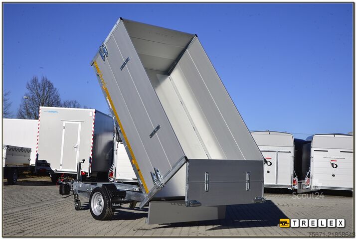 Remolque volquete trilateral Eduard KH 2615 1500 kg 1achs Elektrohydraulik