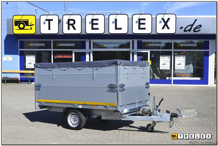 Remolque volquete trilateral Eduard KH 2615 1500 kg 1achs Elektrohydraulik