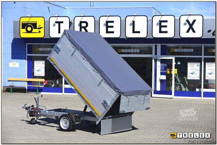 Remolque volquete trilateral Eduard KH 2615 1500 kg 1achs Elektrohydraulik