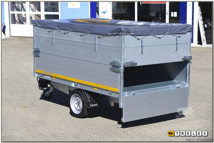 Remolque volquete trilateral Eduard KH 2615 1500 kg 1achs Elektrohydraulik