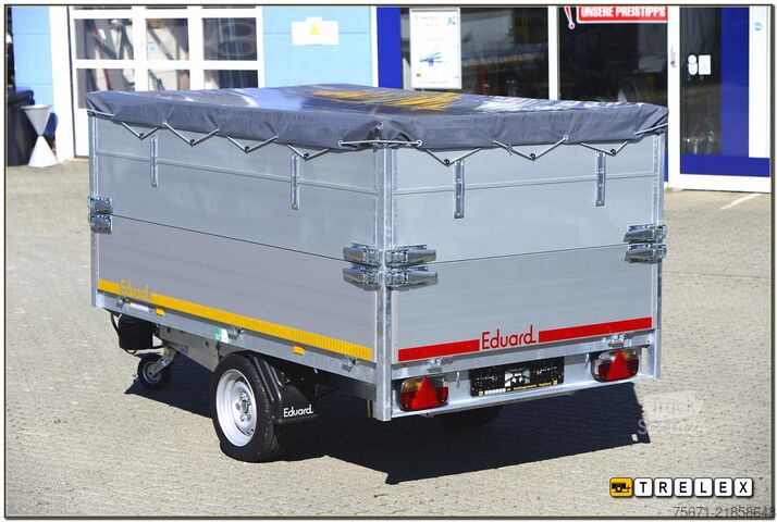 Remolque volquete trilateral Eduard KH 2615 1500 kg 1achs Elektrohydraulik