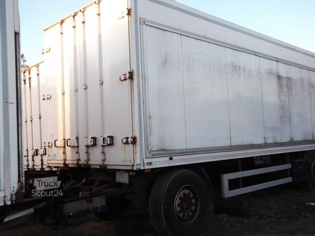 Remorque à caisse  KFB Jessen Durchlader Isolierkoffer