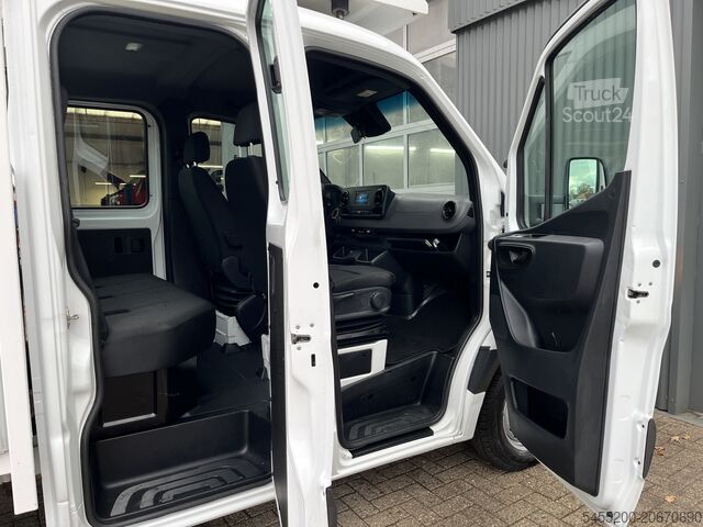 Nosturilla varustettu lavakuorma-auto Mercedes-Benz Sprinter 514 CDI 366 Hiab Laadkraan 018T Trekha...