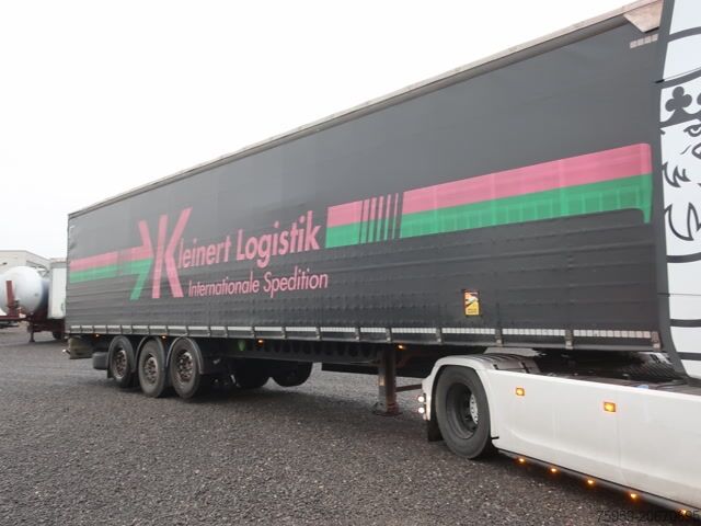 Åpen semitrailer med presenning Berger SAPL 24 Coil Liftachse ultra light 5.560g