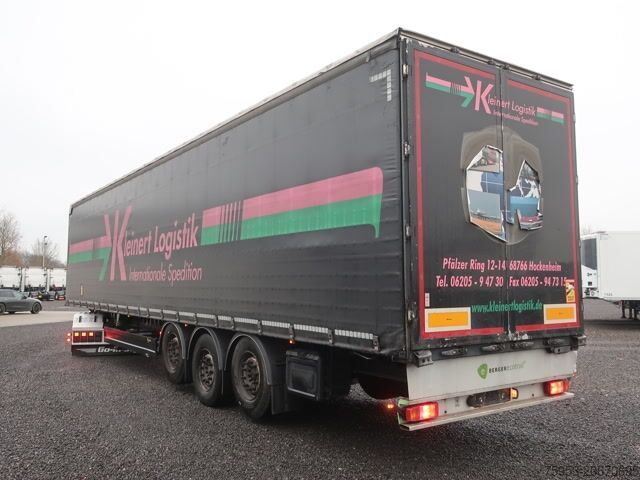 Åpen semitrailer med presenning Berger SAPL 24 Coil Liftachse ultra light 5.560g