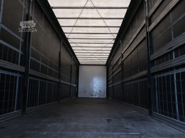 Åpen semitrailer med presenning Berger SAPL 24 Coil Liftachse ultra light 5.560g