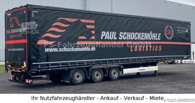 Naczepa otwarta z plandeką KRONE SDP 27*Mega*LiftA*SAF*HydrHubda*StaplerHalterun