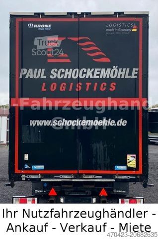 Auflieger mit Pritsche & Plane KRONE SDP 27*Mega*LiftA*SAF*HydrHubda*StaplerHalterun