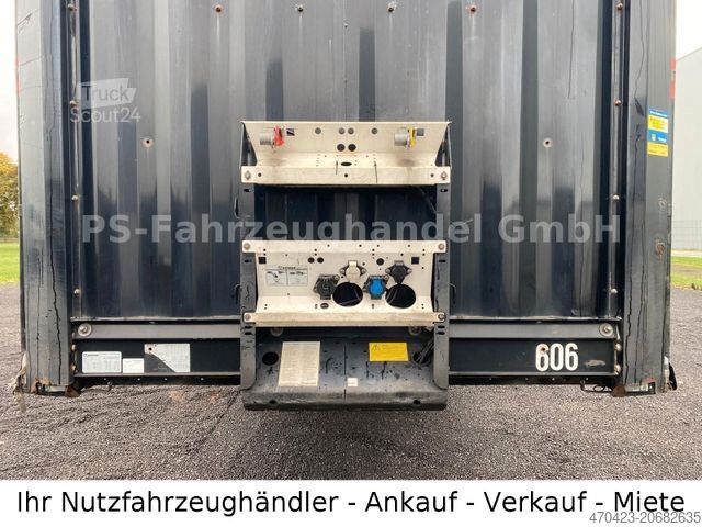 Auflieger mit Pritsche & Plane KRONE SDP 27*Mega*LiftA*SAF*HydrHubda*StaplerHalterun